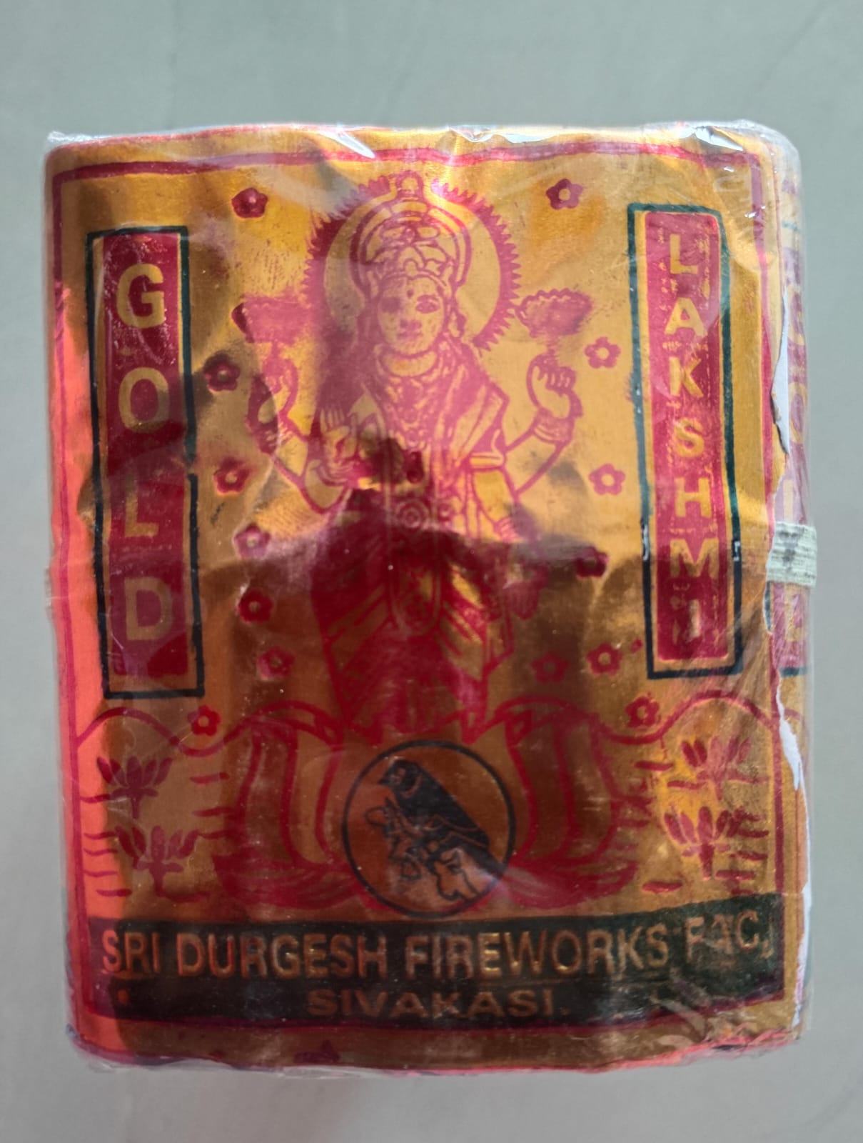 4" Gold Lakshmi